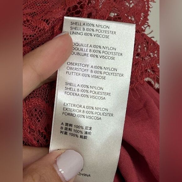 Free People Chante Lace Tank Frenchie Kiss Tie Front Blouse Top Trapeze - Picture 8 of 8